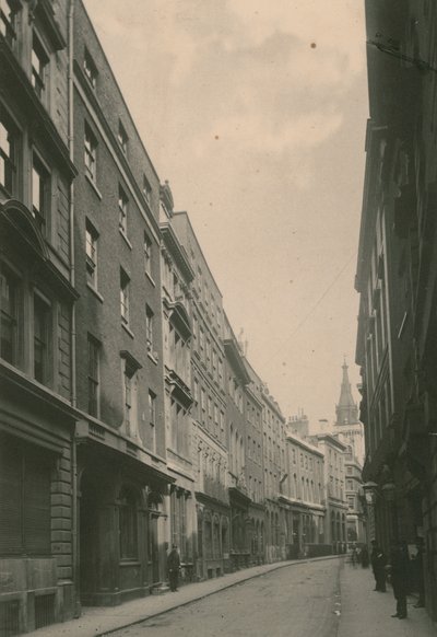 Lombard Street, London; Fotografie; datiert Juni 1885 von English Photographer